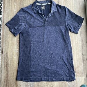 Puma Navy Golf Polo Shirt Size Large